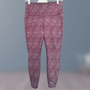 All in Motion High Waist Mulberry Jacquard Leggings | Like New